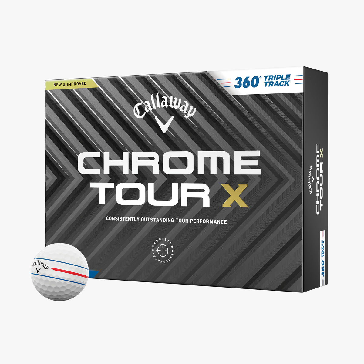 CHROME TOUR X 24  360 Triple Track 四層高爾夫球