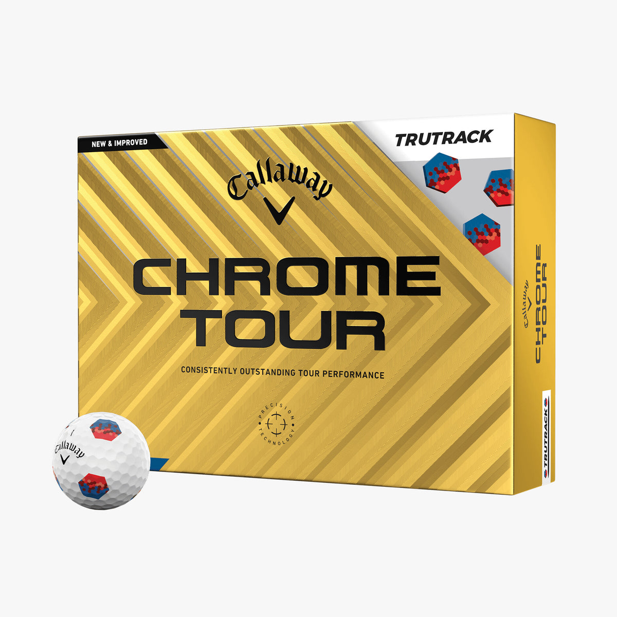 CHROME TOUR 24 TruTrack 四層高爾夫球