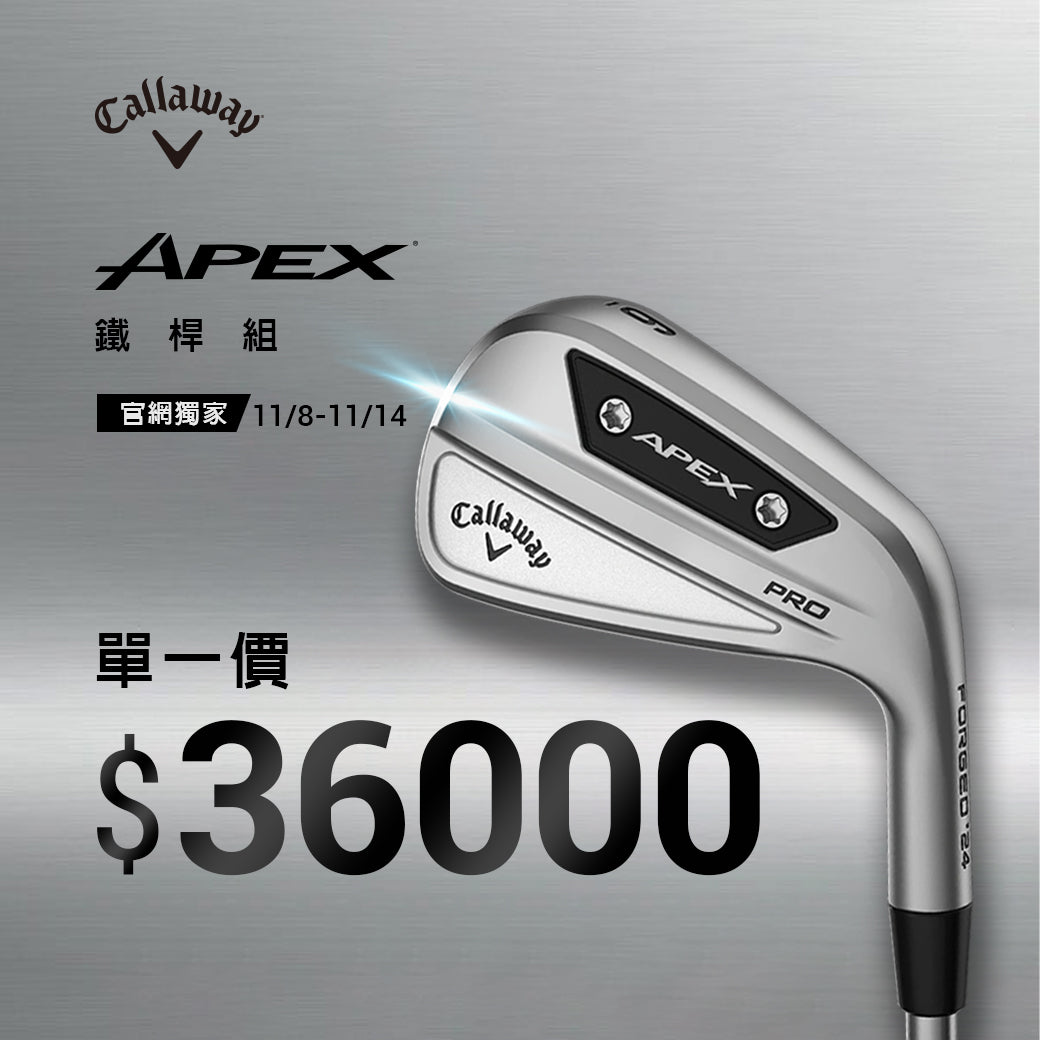 [11.11 GAME ON 官網限定]APEX 系列 #4-P鐵桿組