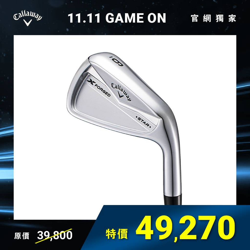 X FORGED STAR 24 #4-P 鐵桿組