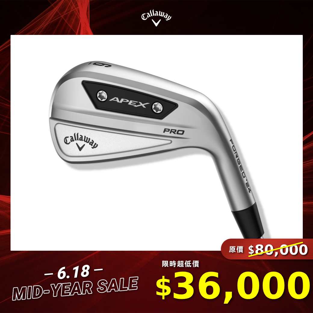 APEX PRO 24 4P 鐵桿組