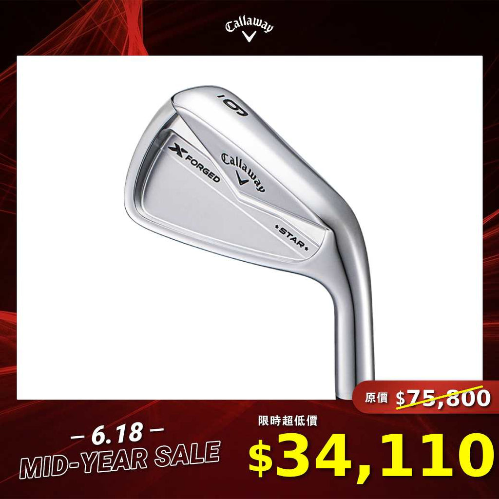 X FORGED STAR 24 #4-P 鐵桿組