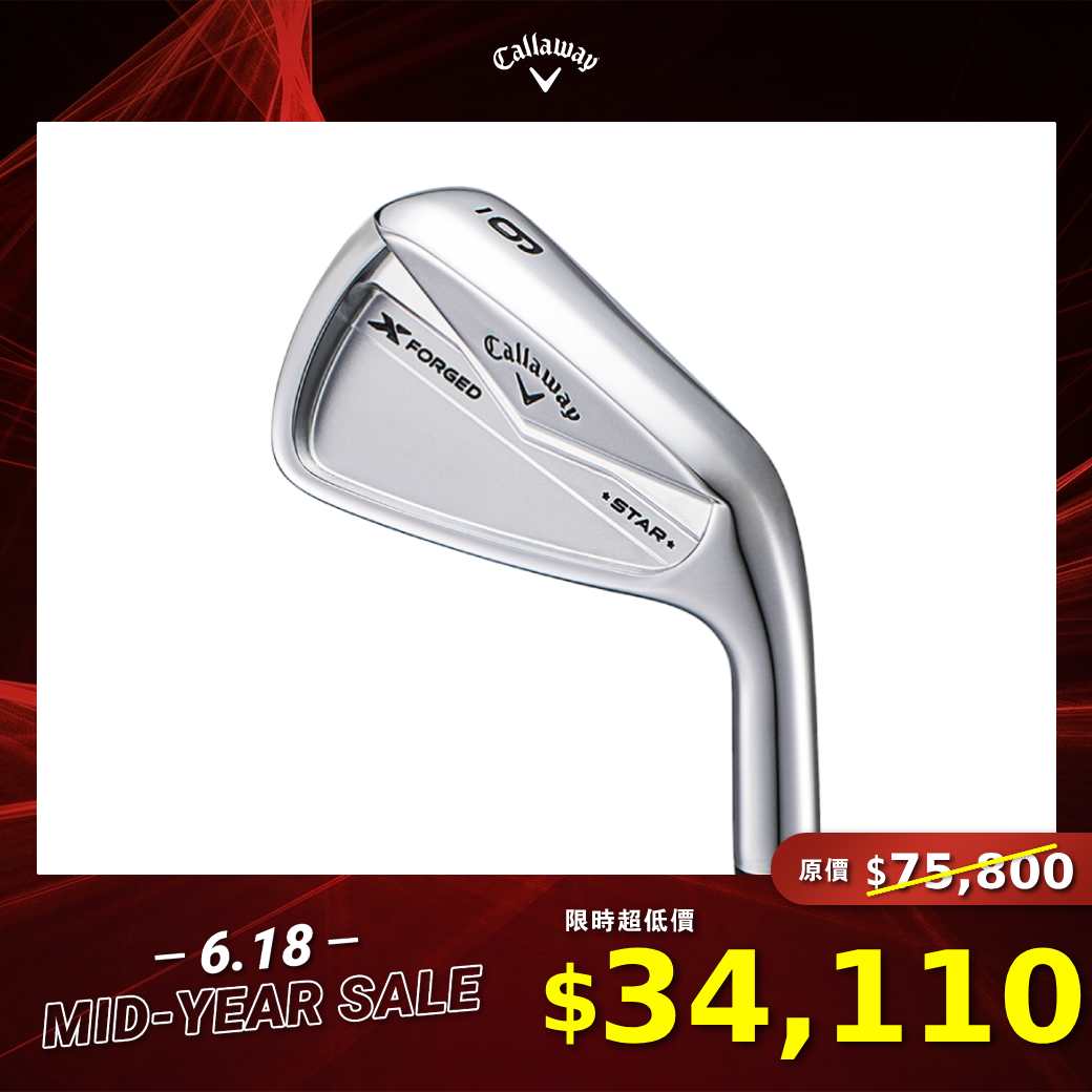 X FORGED STAR 24  #4-P 鐵桿組