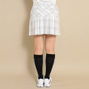 女士 8WAY超彈性格紋短裙